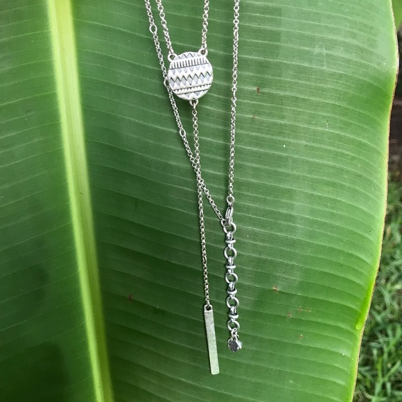 Lucky Brand White and Silver Necklace - Picture 4 of 7